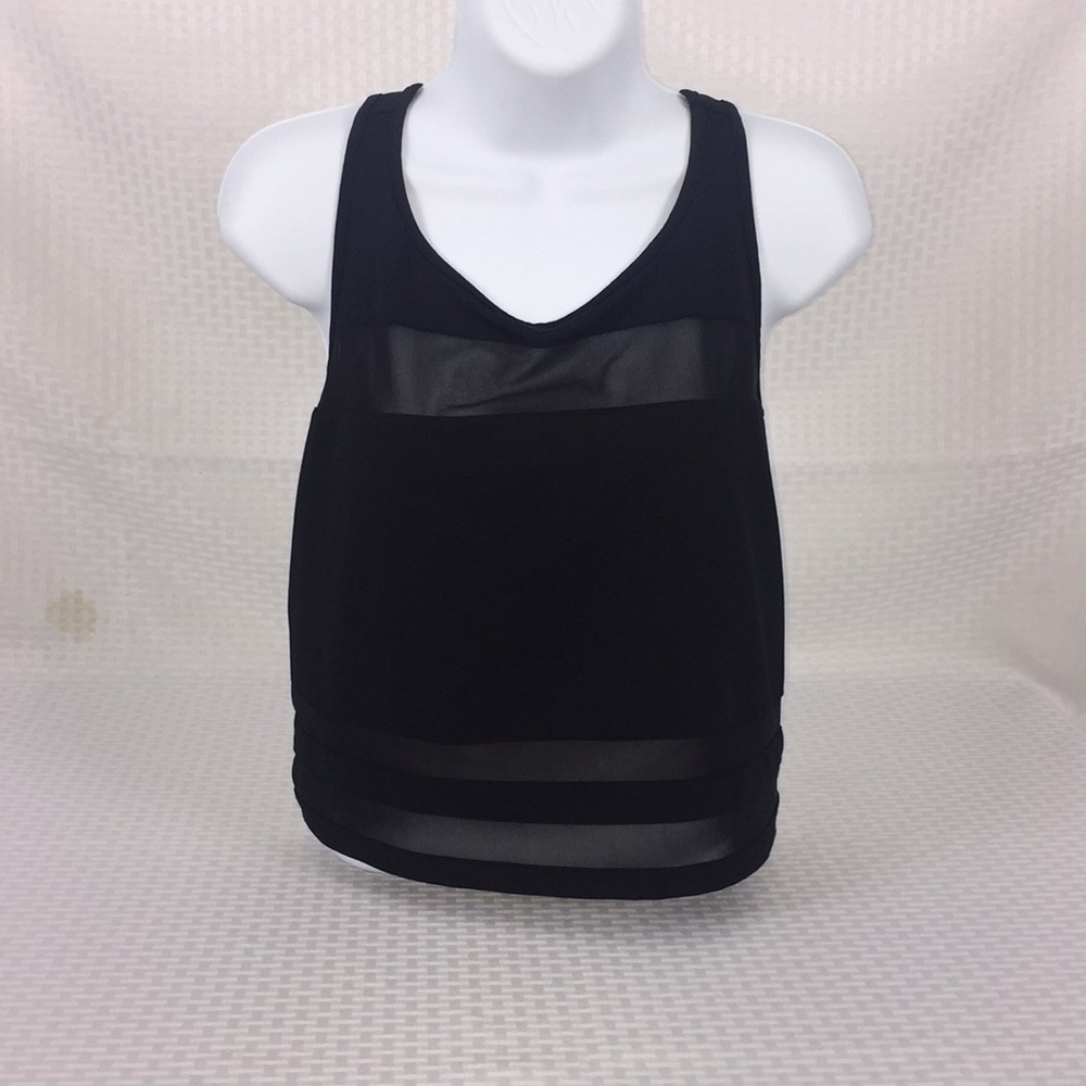Black sport tank